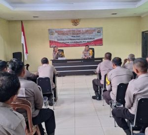 Dukung Program Ketahanan Pangan Nasional, Personil Polres Way Kanan Laksanakan Bimbingan Teknis 