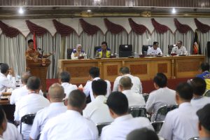 Pj Bupati Nukman Sambut Kunjungan Kerja Komisi V DPR RI Muklis Basri di Lambar.