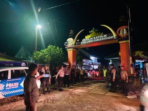 280 Personel Polres Way Kanan Dikerahkan Amankan Malam Perayaan Natal 2024