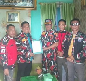 SIAP KEMBANGKAN LMP : Samsul Bahri Resmi Nahkodai Laskar Merah Putih Kabupaten Pesawaran Lampung 