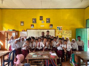 Police Goes To School, Polres Way Kanan Edukasi Pelajar SD Sejak Dini di Umpu Semenguk