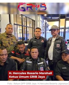 Ketum Grib jaya Hercules : Seluruh Anggota Jangan Terprovokasi, Kejadian Di Blora Telah Diselesaikan