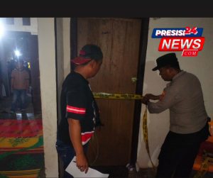 Polsek Buay Bahuga Olah TKP Peristiwa Diduga Bunuh Diri di Nuar Maju