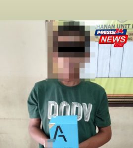 Diduga Curi HP, Seorang Warga Tiuh Balak Pasar Diringkus Polsek Baradatu di Kediamannya