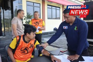 Polres Way Kanan Gelar Tes Kesamaptaan Jasmani Dan Ujian Beladiri Polri Tahun 2025