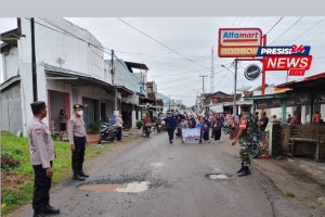 Sambut bulan Ramadhan 1446 H, Polisi Berikan Pengamanan Pawai Budaya di Banjit