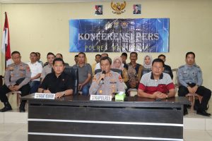 Polres Way Kanan Bersama Bapas Kelas II B, UPT PPA, Massa Aksi Unras Hentikan Perkara Pencurian Dua ABH di Polsek Way Tuba