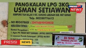 Mitra Pertamina PT TIDAR WAY KANAN, Harus PHU Pangkalan Gas LPG 3 kg USMAN SETIAWAN Bertahun Tahun Tidak Ikutin Prosedur.