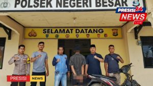 Curat di Way Kanan, Polsek Negeri Besar Ringkus Pelaku Pencurian Motor