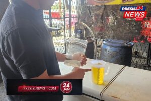 Pastikan Takaran Sesuai, Polres Way Kanan Cek Penjualan Minyak kita di Baradatu