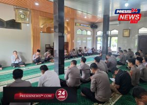 Polres Way Kanan Gelar Doa Bersama Tiga Prajurit Bhayangkara Sejati Gugur Dalam Bertugas di bulan Ramadhan