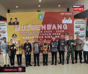 Bupati Sintang Buka Musrenbang RKPD 2026 dan RPJMD 2025-2029