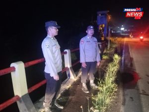Meminimalisir Kriminalitas, Polsek Way Tuba Gelar Patroli KRYD di Jalinsum Way Kanan