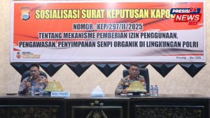 Polres Pinrang Gelar Sosialisasi Penggunaan Senjata Api Organik