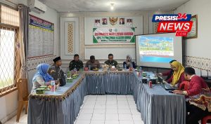 Kapolsek Hadiri Lokakarya Mini Lintas Sektor di Puskesmas Negeri Baru