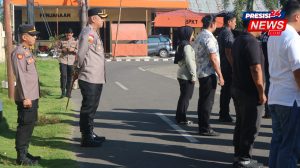 Kapolres Pinrang Tinjau Langsung Apel Pagi, Tekankan Kedisiplinan Personel