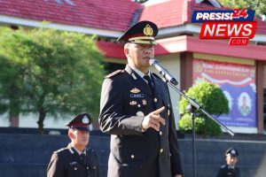 Upacara Harkitnas ke 117, Kapolres Way Kanan Ajak Personel Bangkit bersama Wujudkan Indonesia Kuat