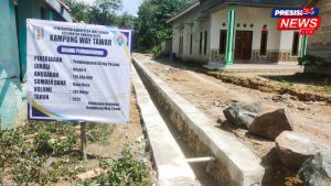 Dugaan Siring pasang Tak Sesuai RAB, Jadi Ajang Kepala Kampung Cari Kekayaan
