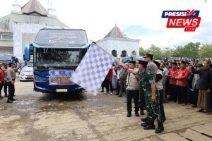 Parosil Mabsus Melepas 311 Calon Jamaah Haji Asal Lampung Barat.