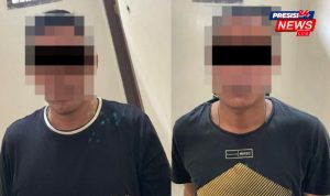Patroli di Jalinsum Way Kanan, Satgas Anti Premanisme Polres Way Kanan Ringkus diduga Pelaku Curi Besi Rel KAI