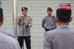 Kapolresta Pontianak Pimpin Apel Pagi, Sampaikan Anev Kegiatan Mingguan