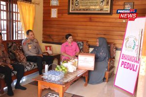 Polres Lampung Barat Laksanakan Anjangsana Warakawuri dalam Rangka HUT Bhayangkara ke-79