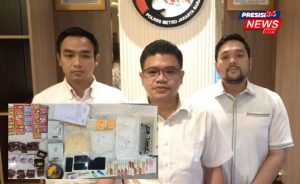 CENGKARENG : Produksi Narkoba Jenis Happy Water Bongkar Polres Jakbar