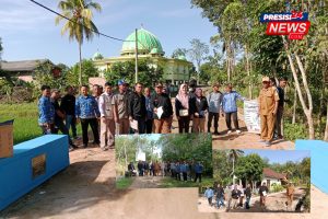 Camat Bumi Agung Firdaus Pimpin Monitoring  & Evaluasi DD Kampung Pisang Baru