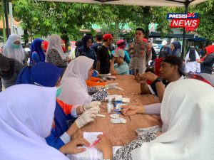 Sidokkes Polres Pinrang Gelar Bakti Kesehatan Gratis Dalam Rangka HUT Bhayangkara ke-79