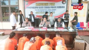 Kapolres Pinrang Umumkan Keberhasilan Operasi Antik Tipu 2025 Ungkap 14 Kasus Narkoba