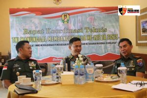 Kodim 1205/Sintang Ikuti Rakornis TMMD Regtas ke-125 Secara Virtual