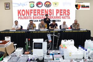 Polres Bandara Soekarno Hatta Ringkus  Jaringan Narkoba Internasional 