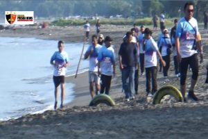 Pelari Prancis dan 700 Runner Sulsel Meriahkan Adhyaksa Trail In Beach Run