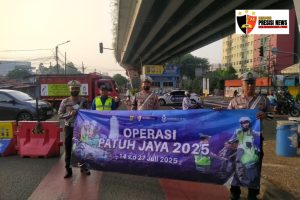 Satlantas Jakbar Gandeng ASN Walikota Jakbar Sosialisasikan Operasi Patuh Jaya 2025