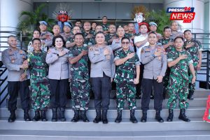 Kodim 0503 Jakarta Barat Rayakan Hari Bhayangkara Bersama Polres Metro Jakbar Di Hari Bhayangkara ke-79