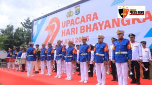 Mars Polri Gema di Langit Lampung, Kapolda: Ini Tradisi yang Menggelorakan Jiwa Bhayangkara!