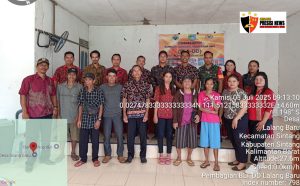 Babinsa Koramil 1205-07/Sintang Menghadiri Penyaluran BLT DD Tahap I Dan II Desa Lalang Baru