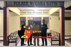 Polsek Negara Batin Ringkus Diduga Pelaku Curi Bibit Kelapa Sawit Di Jalan HTI REG 44