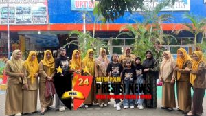 Kepala Sekolah UPT SDN 8 Pinrang Melepas Tiga Siswa Berprestasi ke Yogyakarta International Dance Carnival 2025
