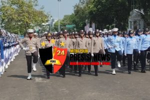 Polwan Polda Metro Jaya Jadi Wajah Kebanggaan Di Upacara HUT ke-80 RI