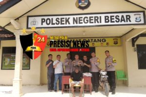 Curat di Way Kanan, Polsek Negeri Besar Ringkus Pelaku Curi Motor Di Halaman Masjid