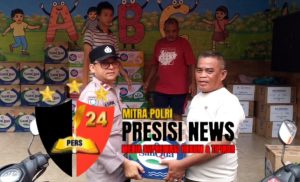 Polsek Metro Tamansari Ulurkan Bantuan Sembako Untuk Korban Kebakaran Mangga Besar