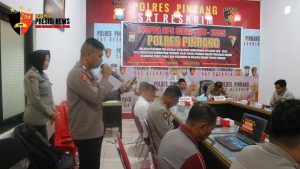 Polres Pinrang Gelar Latihan Pra Operasi Sikat Lipu 2025
