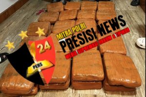 Polda Lampung Gagalkan Penyelundupan 40 Kg Ganja, Kurir Asal Padang Ditangkap