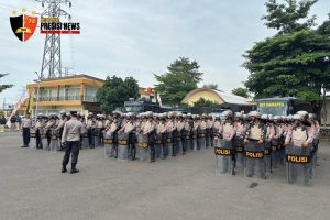 Irwasda Polda Lampung Tekankan Tindakan Profesional Sesuai Undang-Undang Pada Pengamanan Aksi Demonstrasi