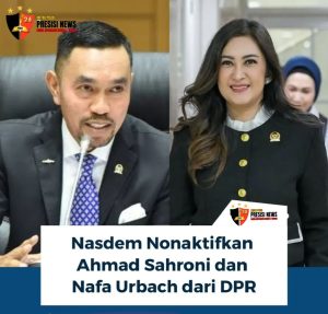 DPP Partai Nasdem Resmi Non Aktifkan Dua Politisi Ini Yang Telah Menyakiti Hati Rakyat