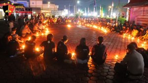 Polres Sintang Bersama Aliansi Cipayung Dan Mahasiswa Gelar Doa Bersama Alamruf Affan Kurniawan