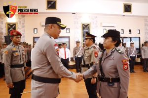 Polres Pinrang Gelar Sertijab Kasat Lantas