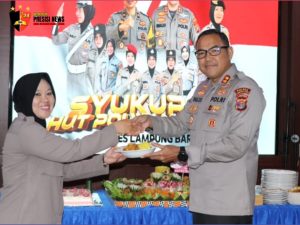 Kapolres Lampung Barat Hadiri Syukuran HUT Polwan ke-77