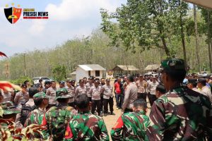 Polres Way Kanan dan Polres Lampung Utara Pam Aksi Unras di PT. PML Reg 46 Way Hanakau